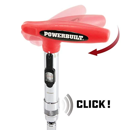 Powerbuilt 1/4" Drive Ratcheting T-Handle Torque Wrench (649971) — product image 4