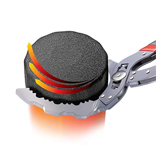 Powerbuilt Self-Adjust Oil Filter Pliers 30° Angle Jaws (942099) — product image 3