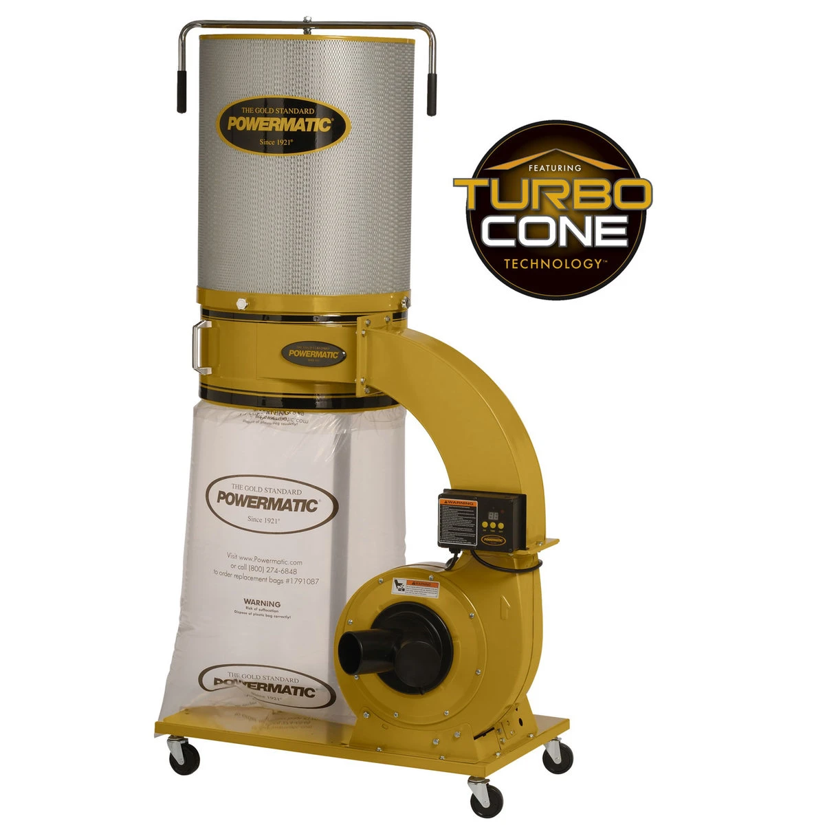 Powermatic 1.75HP 1PH Dust Collector 2-Micron Filter (1791079K)