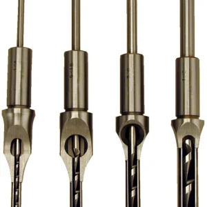 Powermatic Premium Mortise Chisel and Bit Set of 4 (1791096)