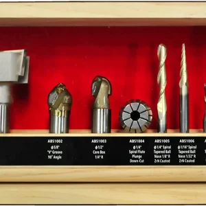 Powermatic PM-RBS CNC Router Bit Set (1797003)