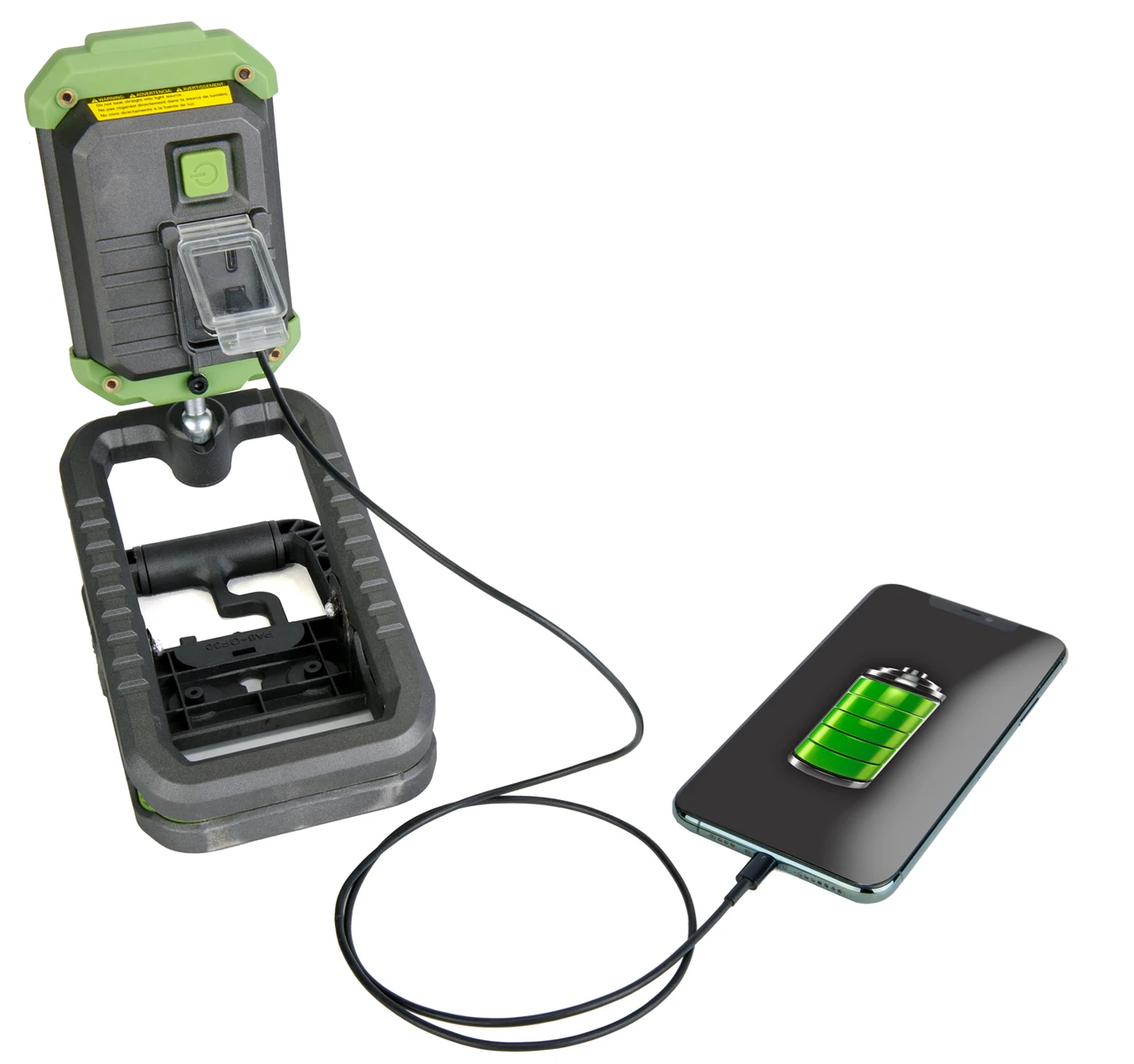 PowerSmith 1000 Lumen Rechargeable Work Light with Clamp and Hook (PWLR010CM) — product image 8