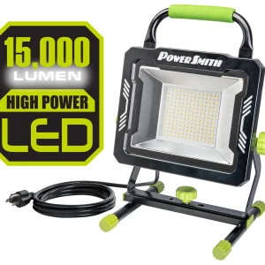 PowerSmith 15,000 Lumen LED Work Light with Telescoping Tripod (PWLS150H)