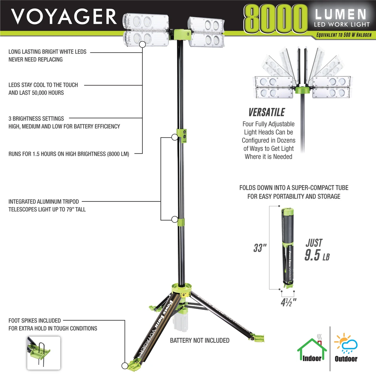 PowerSmith Voyager Replacement Battery Pack (PVLAB121) — product image 2