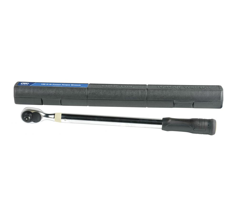 Preset Torque Wrench, 1/2" 100 ft-lb