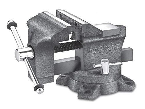 Pro Grade 59110 Pro-Grade 59110 4-Inch Workshop Base Vise,Silver