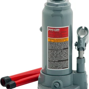 Pro-Lift Hydraulic Bottle Jack - Grey, 6 Ton Capacity (B-006D)