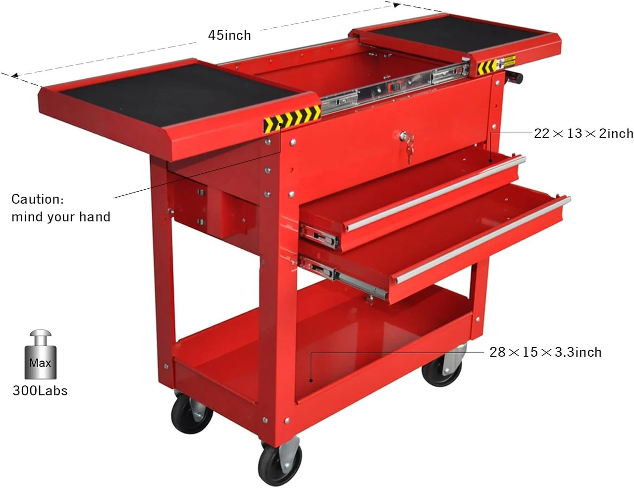 Pro-Lift Tool Cart - 350 Lbs Capacity, 1 Pack (M-0004) — product image 3