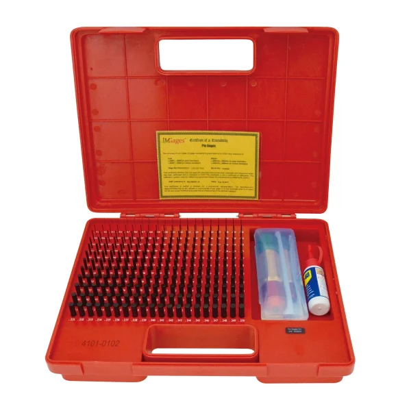 PRO-SERIES PRO-QUALITY .011-.250" 240 PIECE BLACK OXIDE PIN GAGE SET (4101-0102)