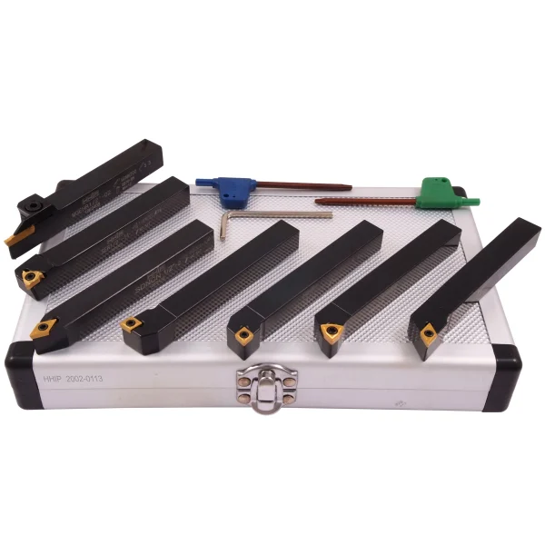 PRO-SERIES PRO-SERIES 7 PIECE 1/2 INDEXABLE CUT OFF & TURNING TOOL SET (2002-0113)