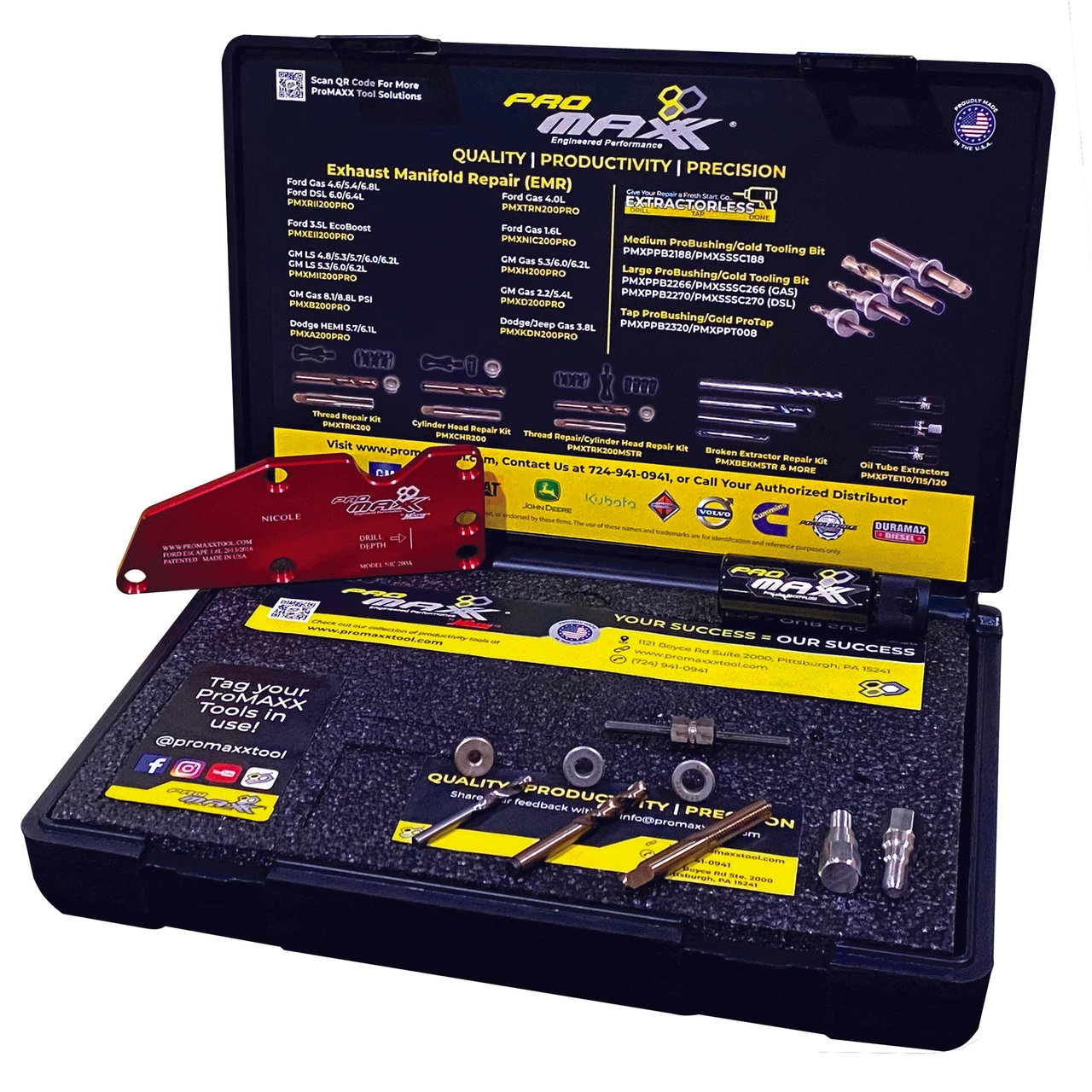 ProMAXX 1.6L Ecoboost Exhaust Manifold Broken Bolt Repair Kit (PMXNIC200BSE) — product image 2