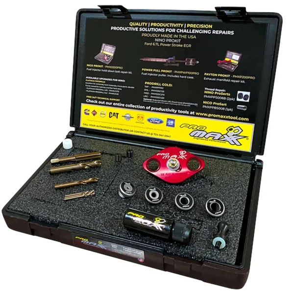 ProMAXX 6.7L Ford Power Stroke Diesel Egr Tube Broken Bolt Repair Kit - Nino Prokit (PMXN200PRO)