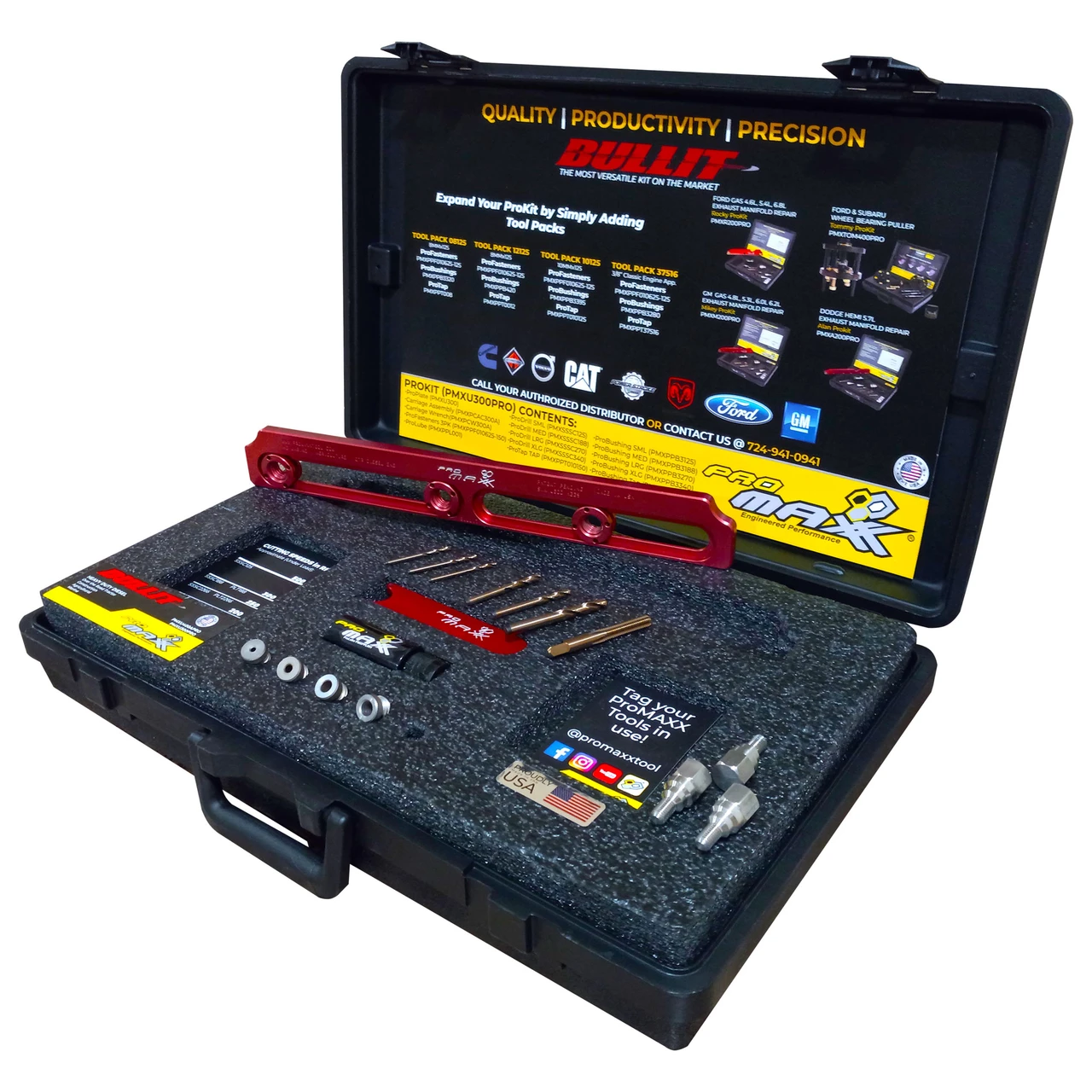 ProMAXX Bullit 10mmx150 Exhaust Broken Bolt Tool Kit (PMXU300PRO10X150)