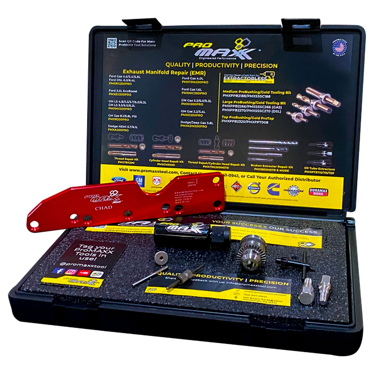 ProMAXX Dodge Ram 6.4L Hemi Exhaust Manifold Bolt Repair Prokit (PMXCD200PRO)