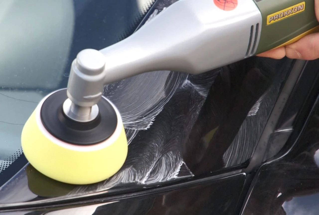 Proxxon Angle Polisher Wp/E, Yellow/Green/Black, 0.5 Liters (38660) — product image 3