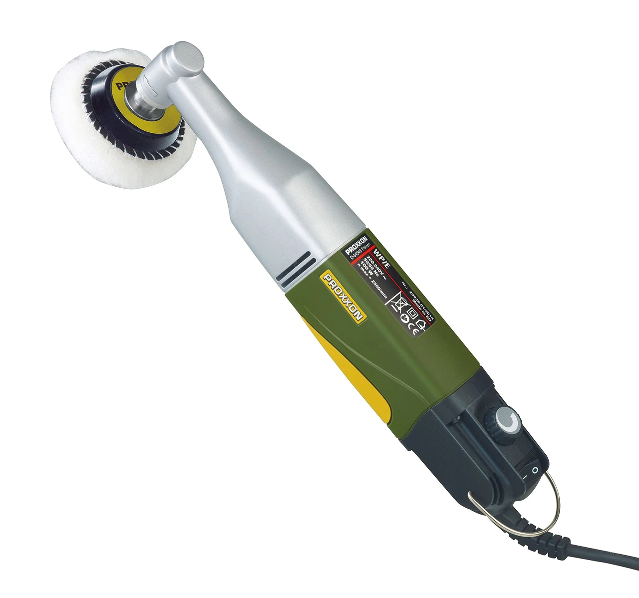 Proxxon Angle Polisher Wp/E, Yellow/Green/Black, 0.5 Liters (38660) — product image 4