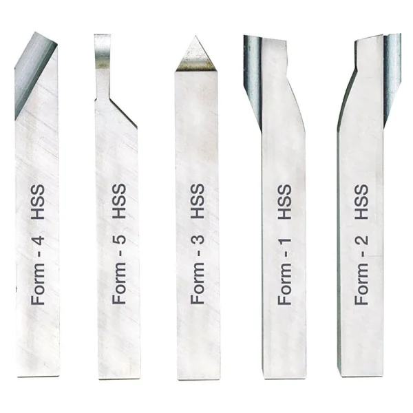 Proxxon Cutting Tools Of High Quality Cobalt Hss Steel, 8 X 8 X 80 Mm, 5Pcs (24530)