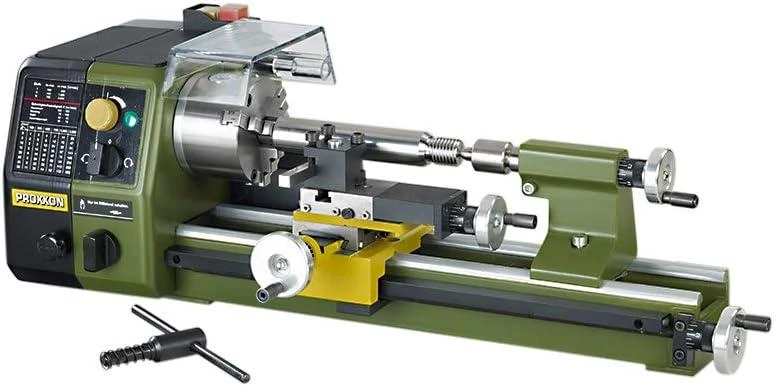 Proxxon Metal Turning Precision Lathe Pd 250/E - Quiet, Vibration-Free, High-Quality Precision Tools (34002)