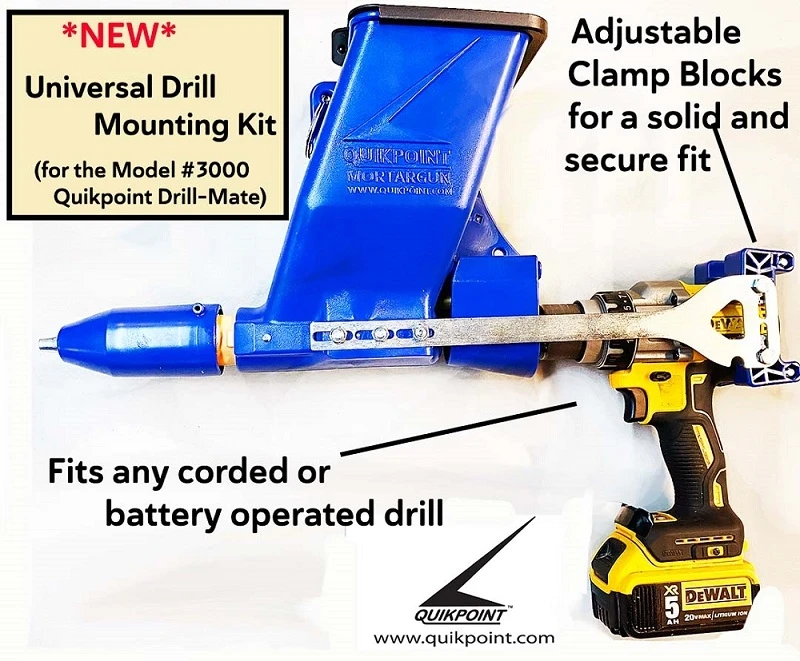 Quikpoint Drill-Mate Mortar Gun w/o Built-In Drill (3000) — product image 3