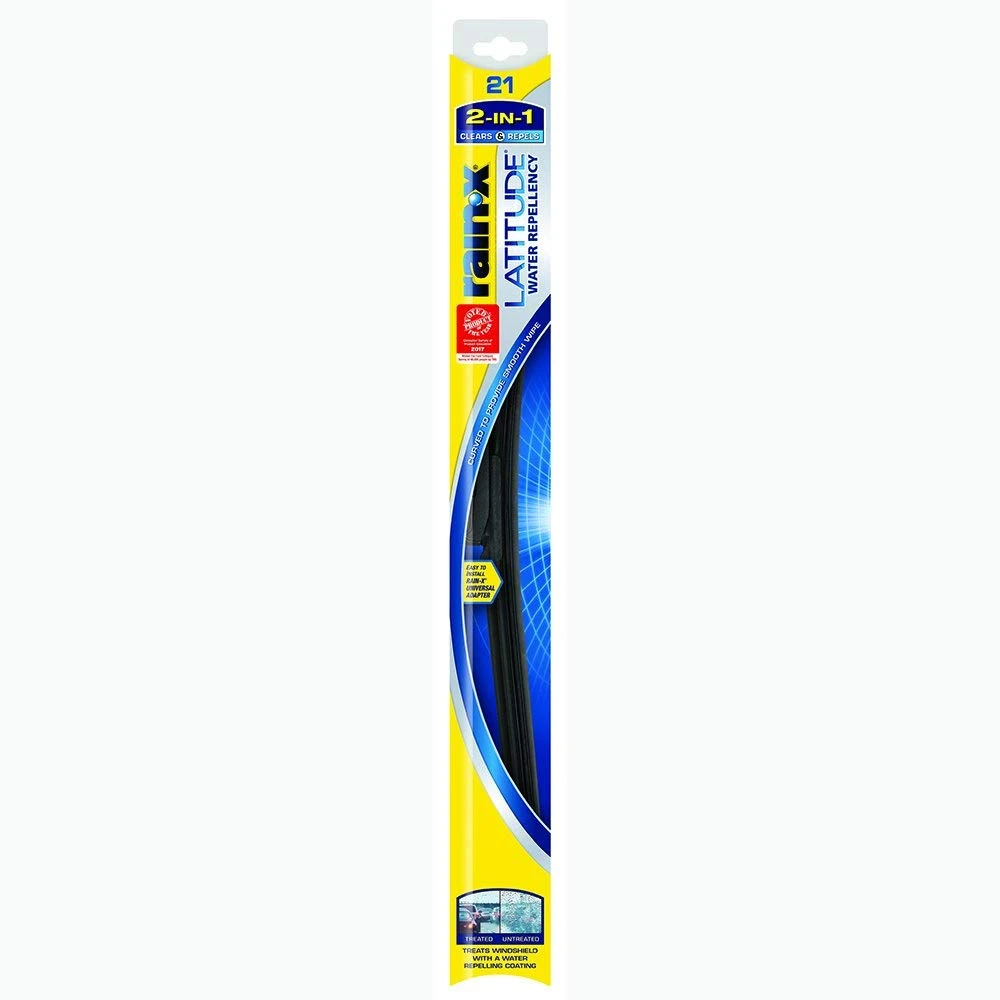 Rain-X 5079278-2 Latitude 2-IN-1 Water Repellency Wiper Blade, 21"