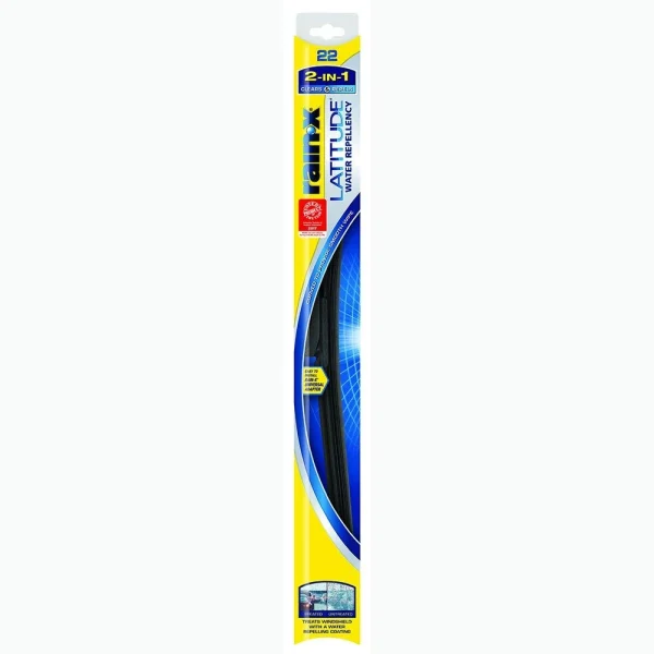Rain-X 5079279-2 Latitude 2-IN-1 Water Repellency Wiper Blade, 22"