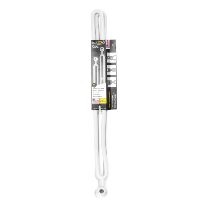 Rapid Tie 16" Non-Marring Adjustable Strap, Made in USA - 2 Pack (BBRT01-WT) — product image 2