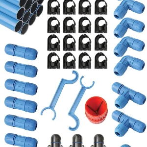 RapidAir F28070 3/4 In Fastpipe 90 Ft Compressed Air Piping System Master Kit