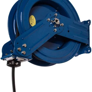 RapidAir R-03050 3/8" by 50' Dual Arm Auto Rewind Hose Reel, 3/8 I.D x 50', Blue