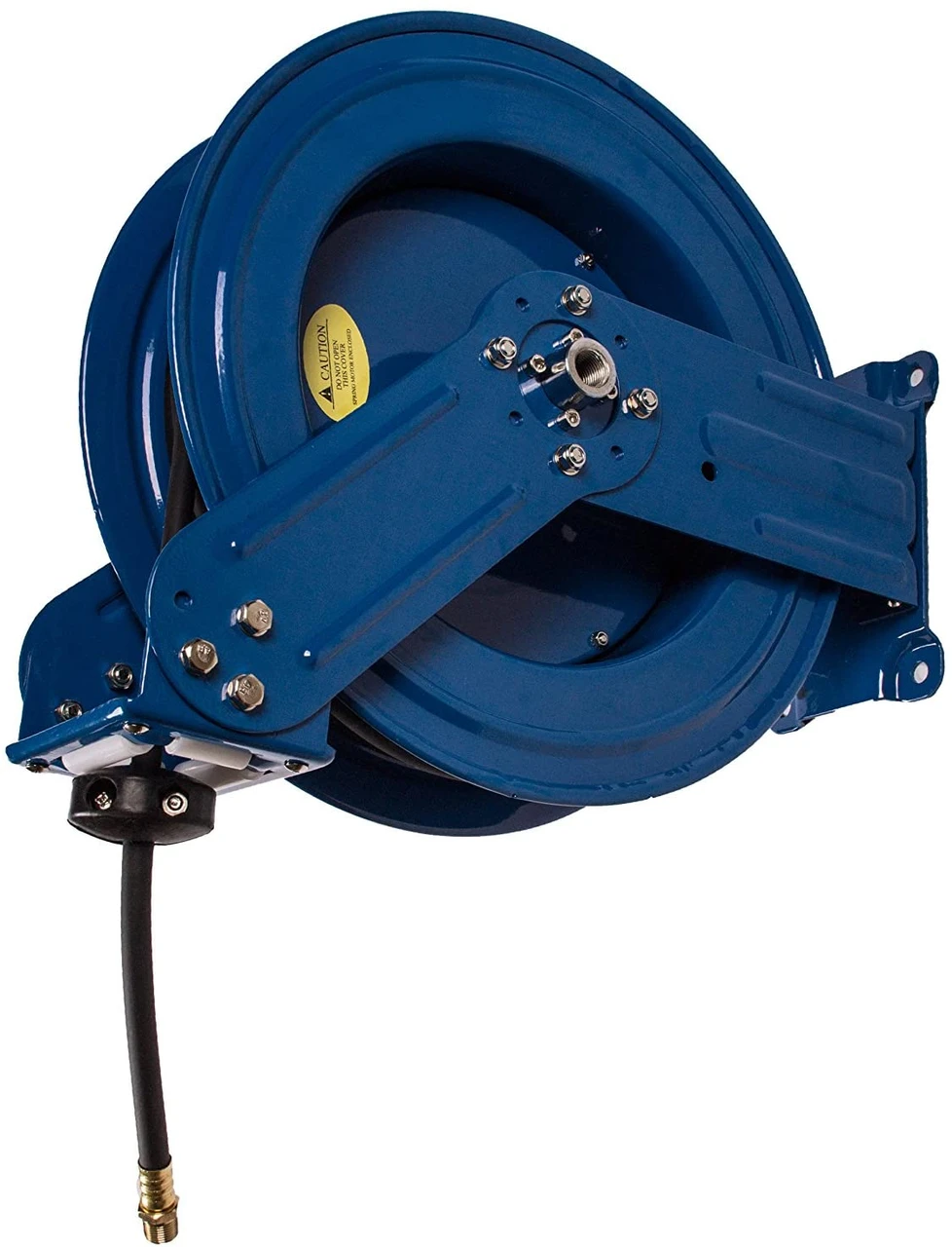 RapidAir R-03050 3/8" by 50' Dual Arm Auto Rewind Hose Reel, 3/8 I.D x 50', Blue