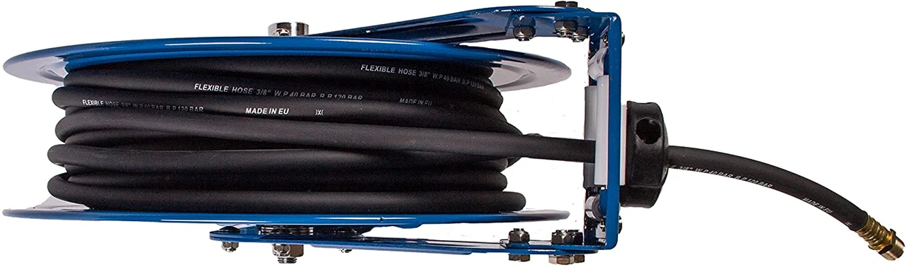 RapidAir R-03050 3/8" by 50' Dual Arm Auto Rewind Hose Reel, 3/8 I.D x 50', Blue — product image 3