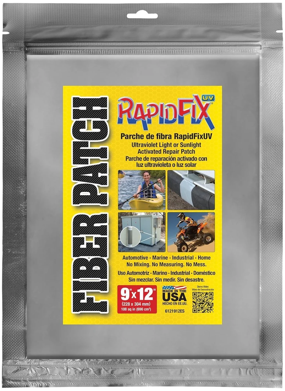 RapidFix Uv Fiber Repair Patch 9" X 12" (6121912ES)