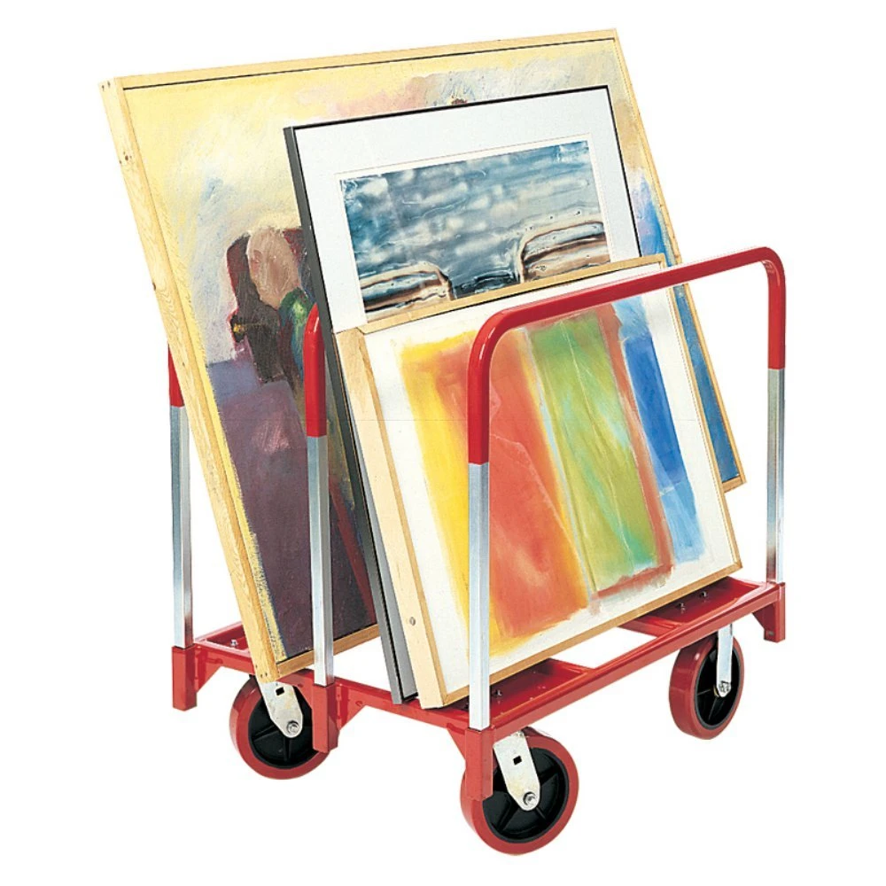 Raymond Products Panel Mover, 8" Quiet Poly Casters, 3 Uprights (3828)
