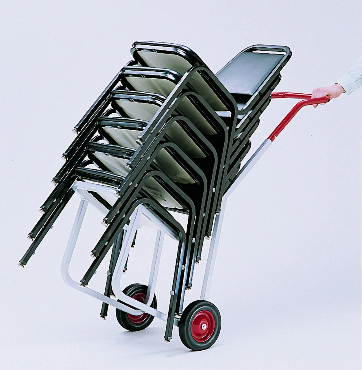 Raymond Products Stacked Chair Dolly 8"X1-3/4" Wheels 240 Lbs 14-1/2"X48" (500) — product image 2