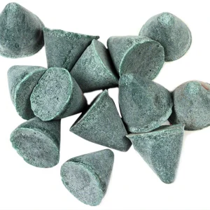 Raytech Plastic Finish Media Green Cones 0.563" (41334R)