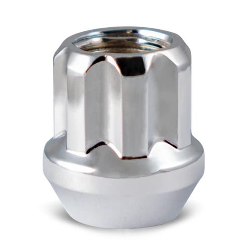 RHI Automotive 12x1.25 Spline Open End Zinc 5 Lug 0.87" 20 Lug Nuts 1 Key (8737K5-Z)