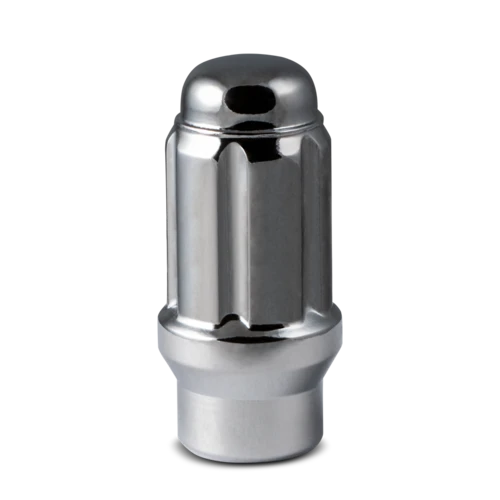 RHI Automotive 12X1.5 Closed End (35mm/1.38") Spline ET 6 Lug Chrome 24 Lugs, 1 Key (8745K6ET-C)