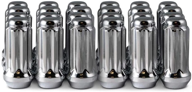RHI Automotive 14x1.5 Closed End Long Spline 6 Lug 2.00" Chrome 24 Lugs 1 Key (8744LK6-C) — product image 3