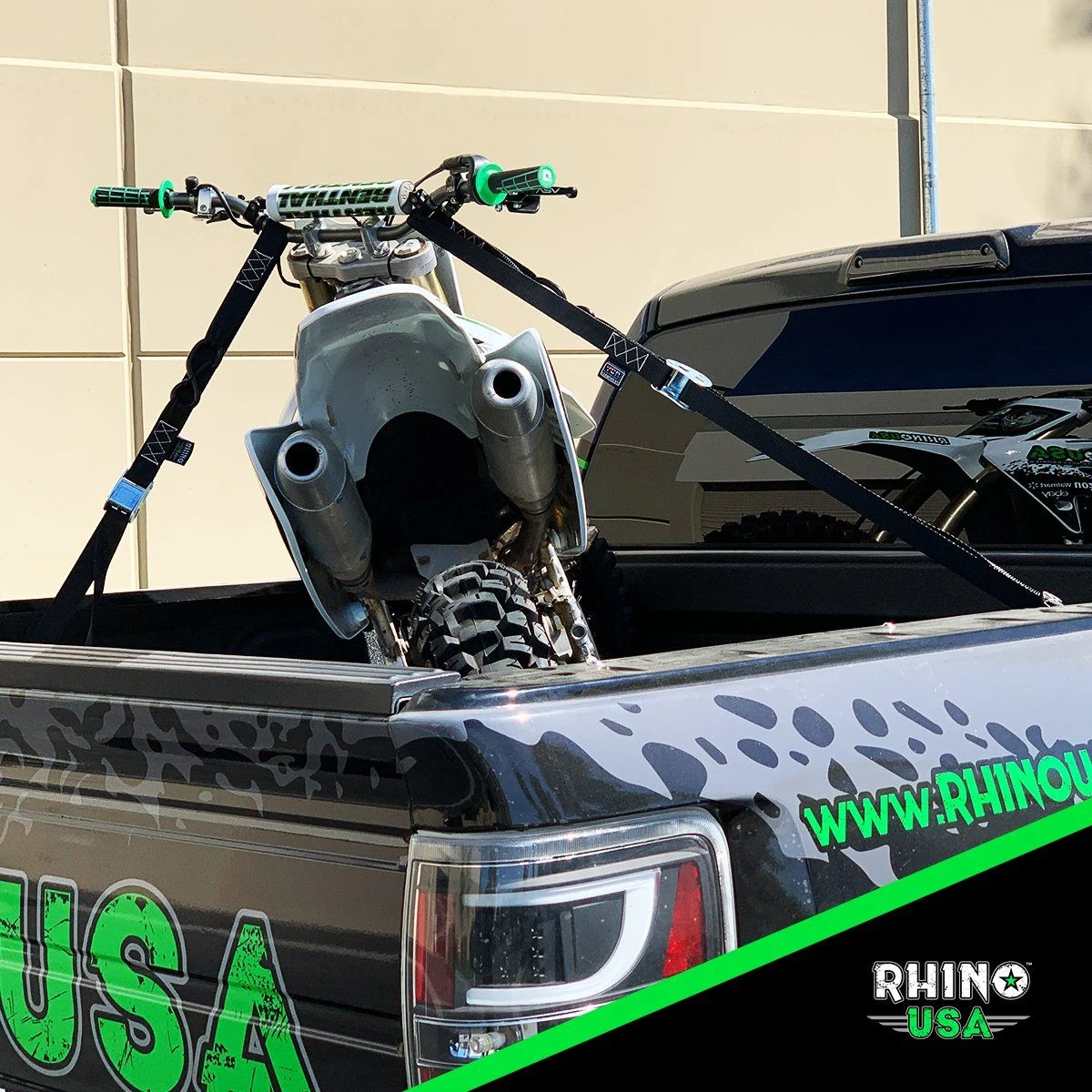 Rhino USA 1.5" X 8' Cambuckle Motorcycle Tiedown Straps 2-Pack (G-CAMSOFT-2PK) — product image 4