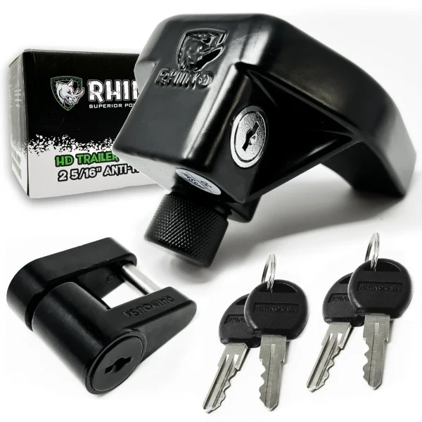 Rhino USA 2 5/16" Trailer Coupler HD Lock Kit-2-Pieces (TRL-LOCK-KIT-2.5)