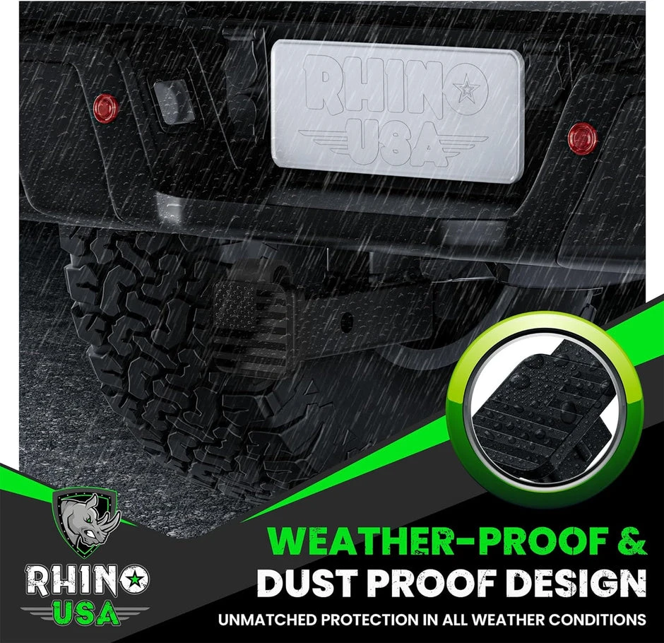 Rhino USA 2" American Flag Hitch Cover (TO-HTCVRUSA) — product image 6
