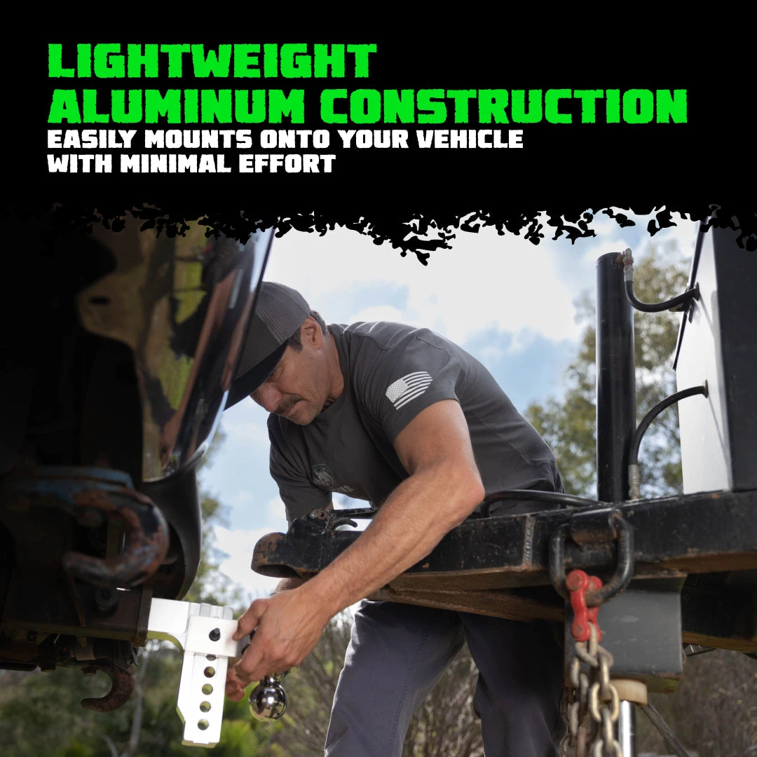 Rhino USA 6in Heavy Duty Drop Hitch - 2in (RG-HTDROP2) — product image 5
