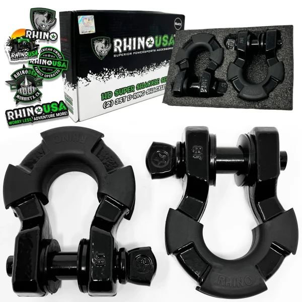 Rhino USA 8T Super Shackle 2-Pack (SUPERSHACK)