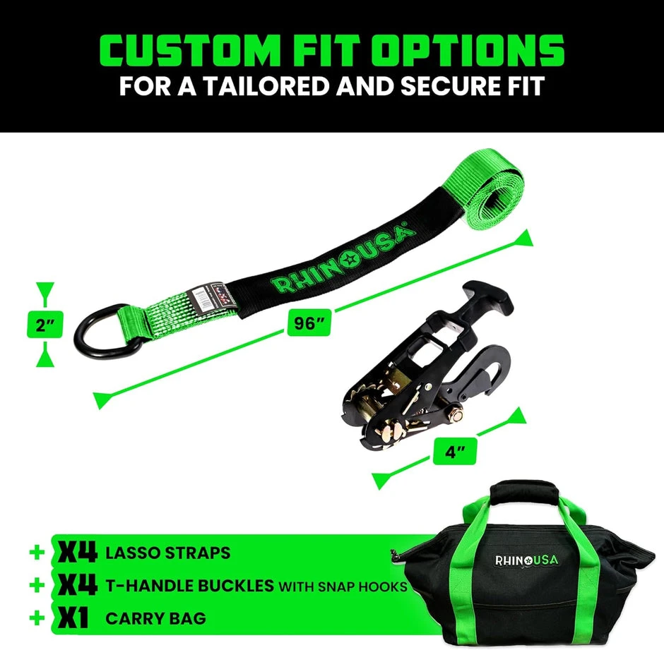 Rhino USA Lasso Straps; Basket Straps (TD-VSLASSO) — product image 2