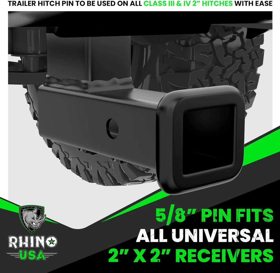 Rhino USA Locking Hitch Pin For 3" Class V Hitch (HITCH-PIN-3) — product image 2
