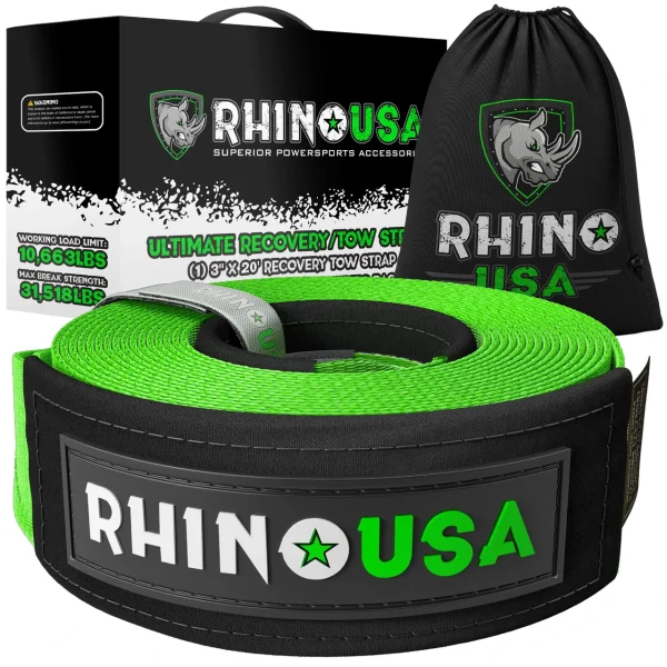 Rhino USA Recovery Tow Strap
