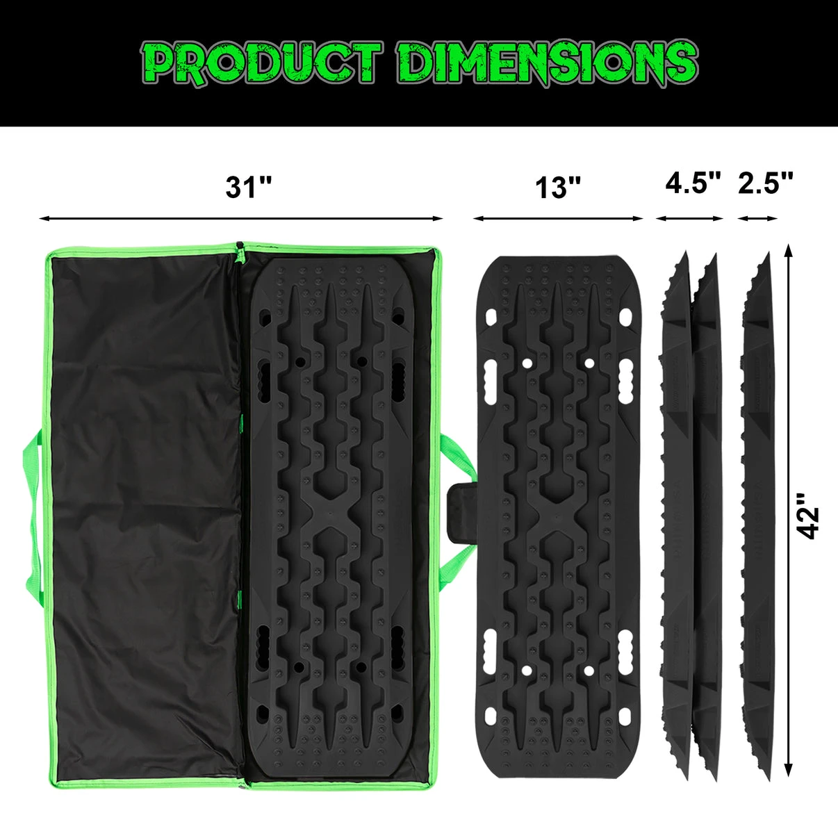 Rhino USA Recovery Traction Boards - Pair (TRACBOARDS) — product image 3