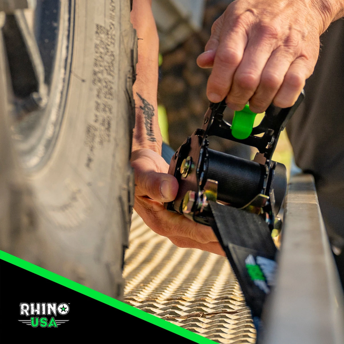 Rhino USA Retractable Ratchet Straps (TD-RSRE) — product image 5
