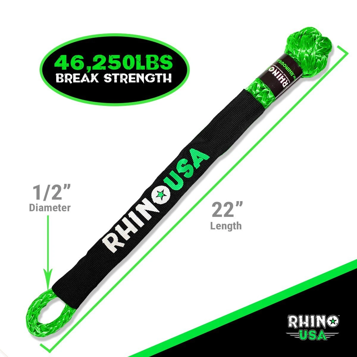 Rhino USA Synthetic Soft Shackle (SFTSHACK-12) — product image 3
