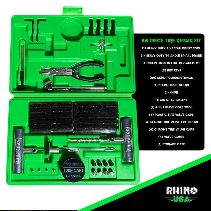 Rhino USA Tire Repair Plug Kit, 86 Pieces (RNO-TIRE-REPAIR-KIT) — product image 3