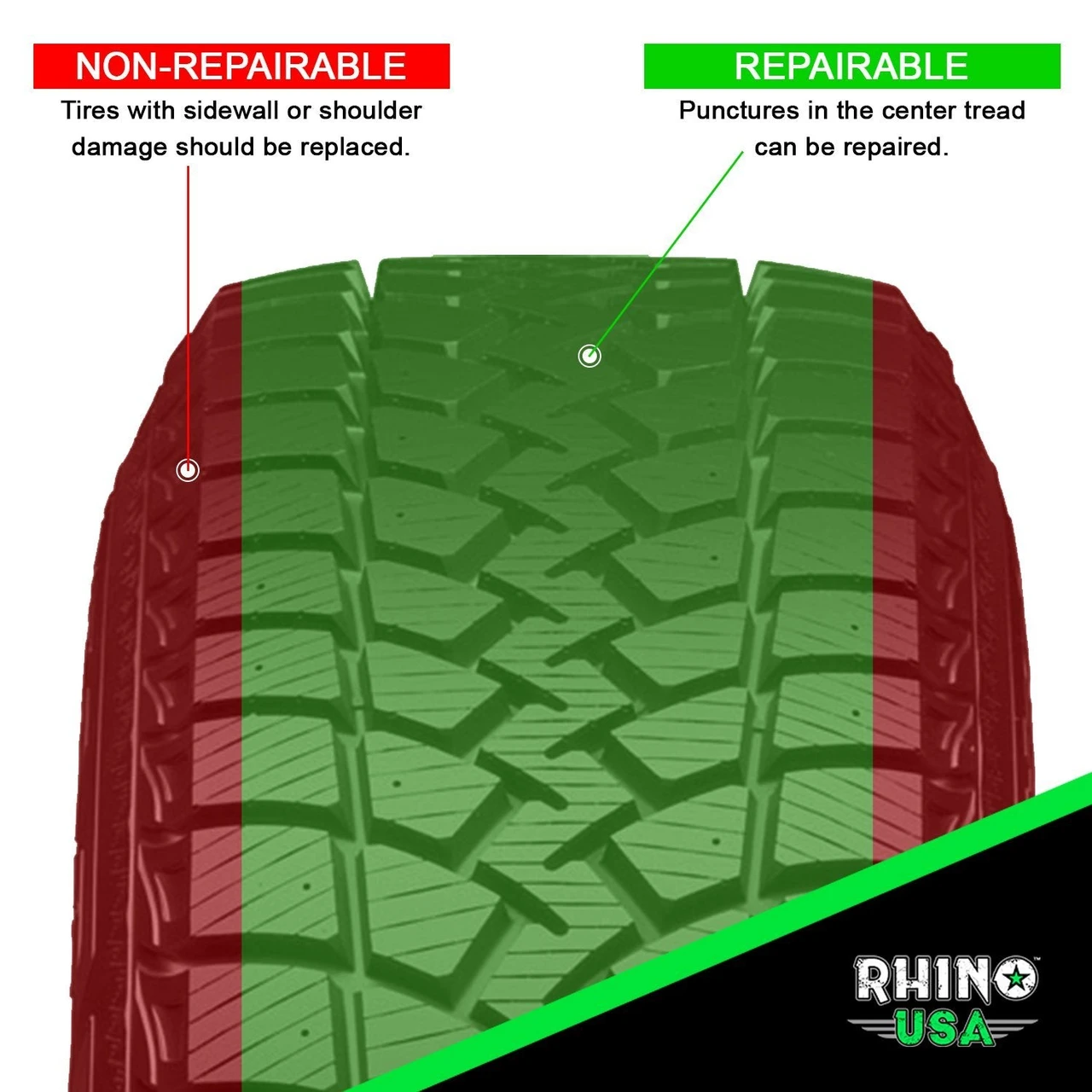 Rhino USA Tire Repair Plug Kit, 86 Pieces (RNO-TIRE-REPAIR-KIT) — product image 4